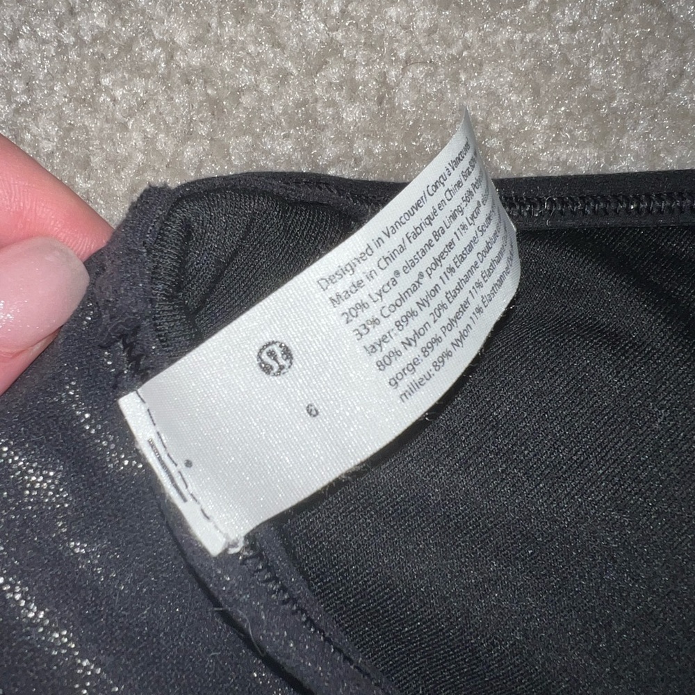Lululemon shine bra size 6 - Picture 2 of 4